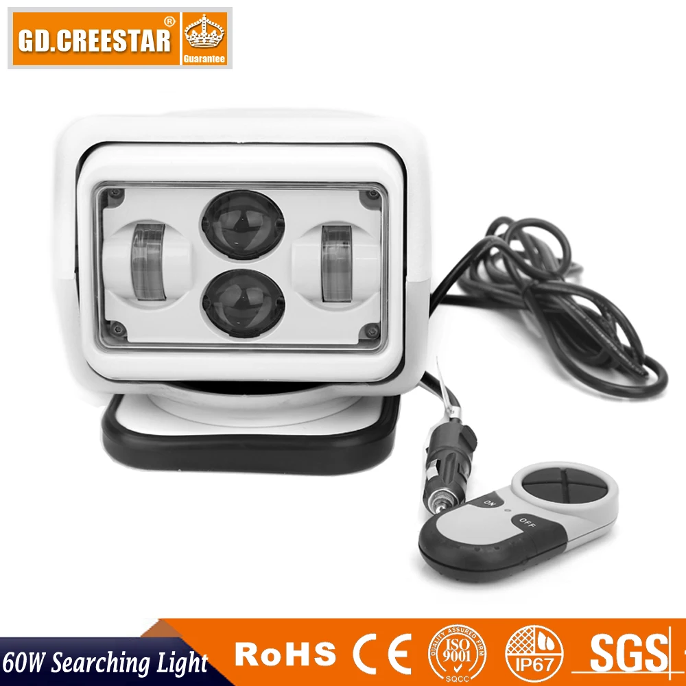60 Вт 7 &quotдюймовый светодиодный пульт дистанционного управления поисковый
