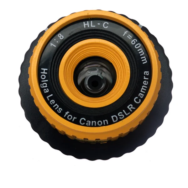 Lomo Holga DSLR объектив Желтый HL C для цифровой камеры Canon EOS EF system 1D 5D 7D 60D 50D 40D 600D 550D 500D 1000D