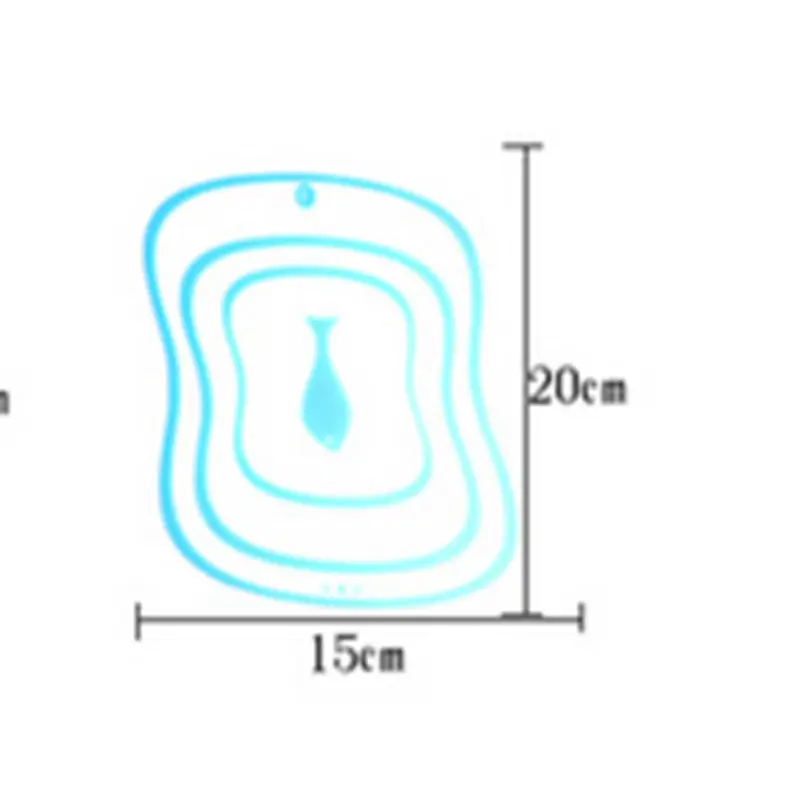 1 шт. Гибкая кухонная пластиковая разделочная доска макетная нескользящий