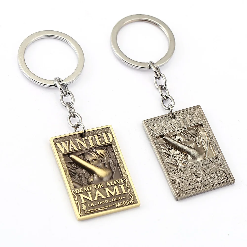 MS Jewelry одна штука постер брелок Nami Warrant брелки для подарка ключей от автомобиля