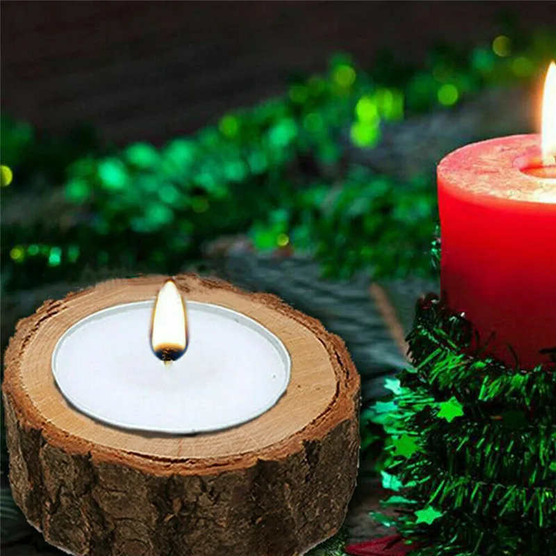 Classic Wooden Candlestick New Tree Branch Tealight Candle Holder Fashionable 3 Sizes Table Decor Plant Flower Pot Hot Selling | Дом и сад