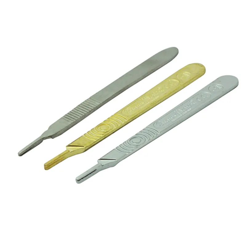 2 шт./лот скальпель резец долото для обслуживания ручка никель хирургические