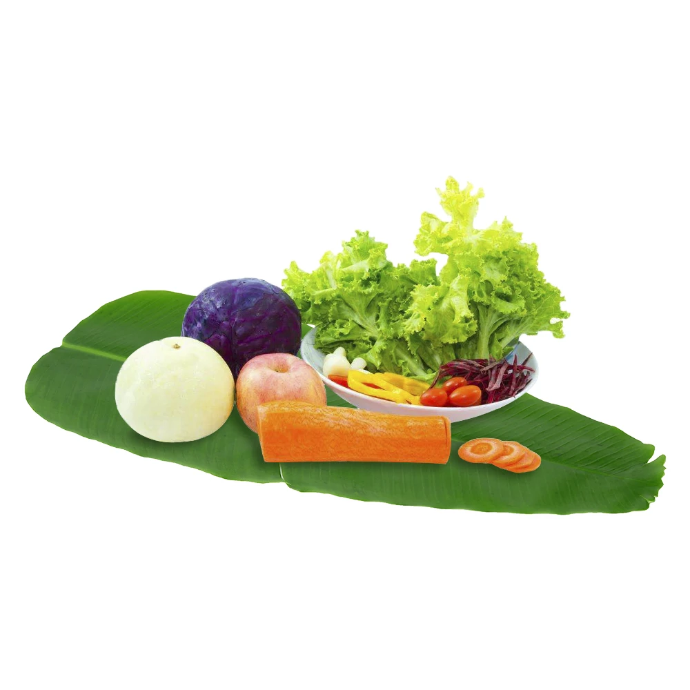 2 шт. искусственный банан листья моделирование кухонная посуда EVA обеденный стол