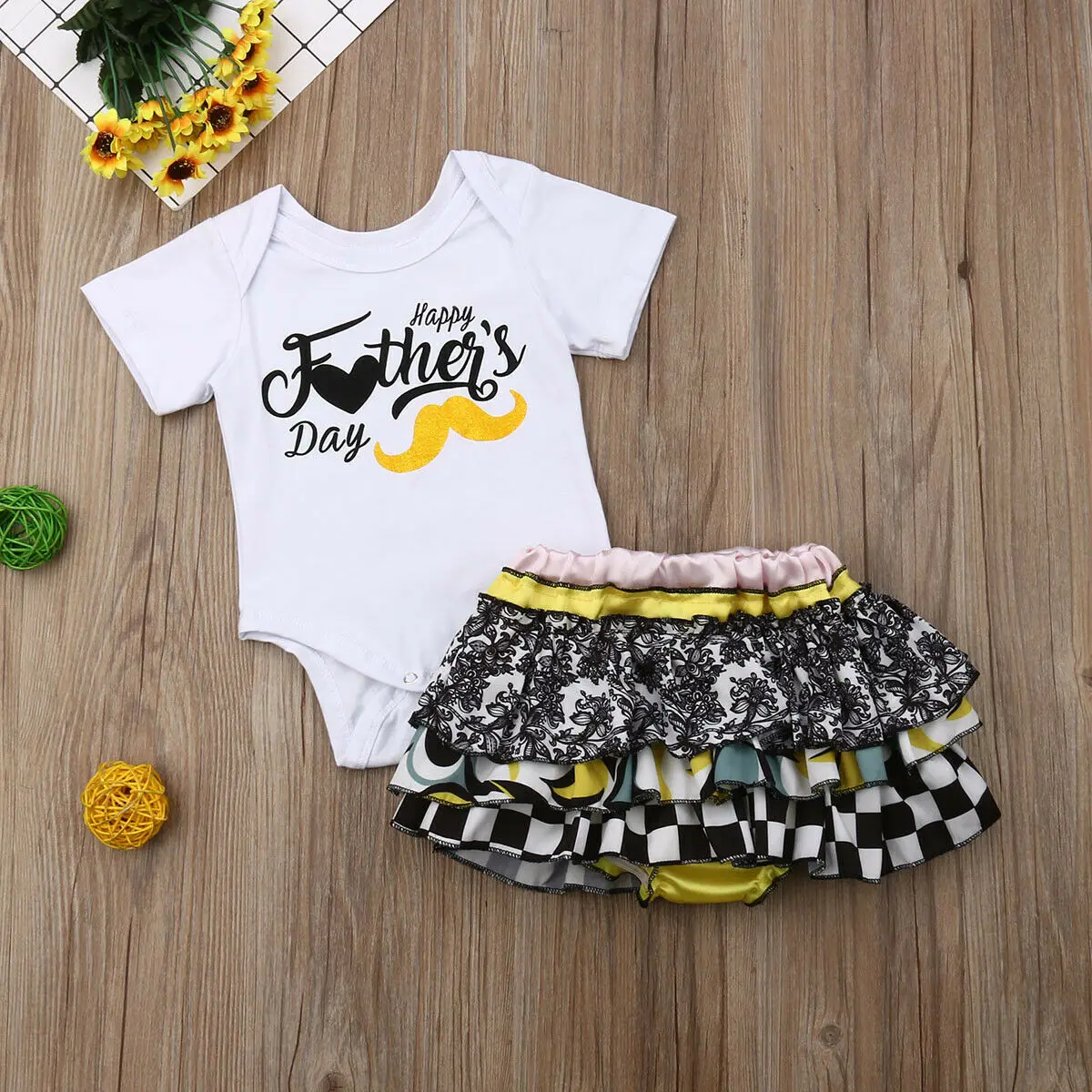 Июльская Экипировка для новорожденных девочек комбинезон с буквенным принтом