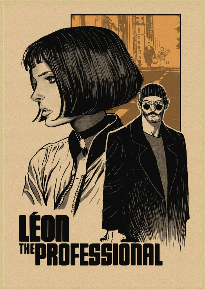 LAITANG Leon, профессиональный винтажный Ретро-постер к фильму, плакат, Настенный декор, украшение для дома