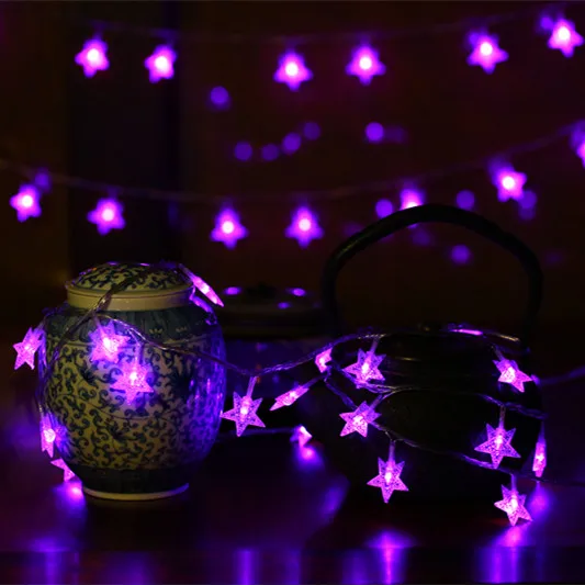 YIYANG 10 м 100 светодиодов Светодиодная звезда Рождественская елка декоративные