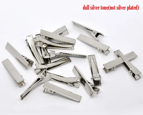 DoreenBeads 50 сербряное Цвет зубец Заколки для волос 4x0 8 см (B11520) изготовления