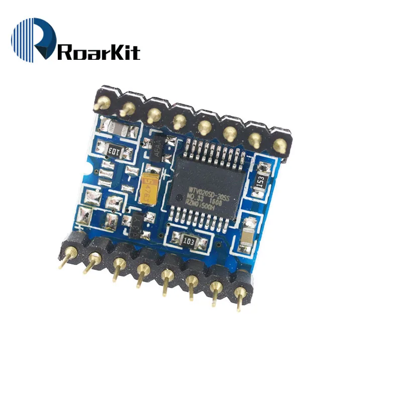 WTV020 WTV020-SD WTV020SD-20SS мини SD карта MP3 звуковой модуль голосовой для PIC Arduino 2560 UNO R3