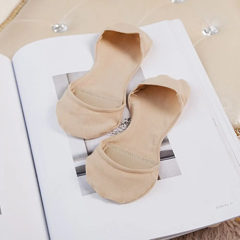 nude Новые однотонные короткие эластичные носки женские летние тонкие носки-следки невидимки мягкие дышащие высокие носки - Цвет: nude