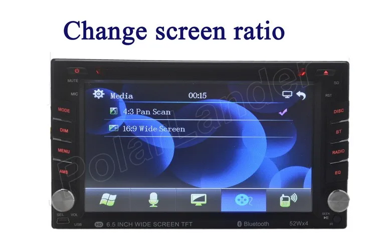 Авторадио " 2 Din стерео USB/SD/AUX Bluetooth Сенсорный экран DVD/CD плеер радио кассетный плеер дистанционное управление