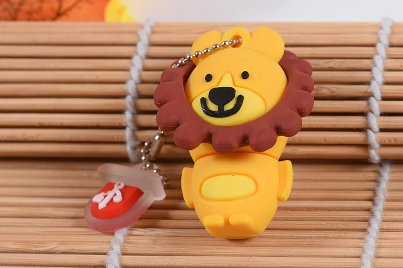 JASTER милый мультфильм Лев USB флеш-накопитель 8 ГБ 4 ГБ 64 ГБ 32 ГБ 16 ГБ милые животные мини-карта памяти в подарок флешка полная емкость