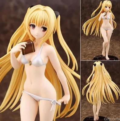 

Аниме To LOVE Ru Золотая темнота фигурка ПВХ Коллекция игрушек хобби модель кукла в купальнике девушка