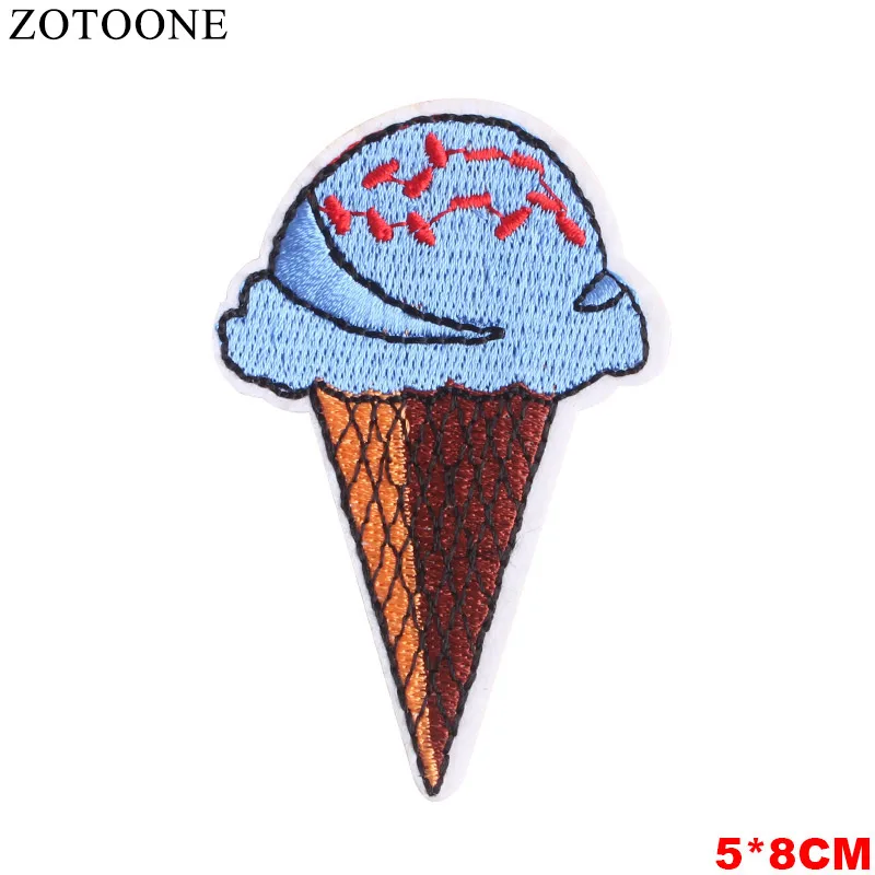 Недорогие аппликации ZOTOONE 1 шт. нашивки для одежды полоски продуктов наклейки с