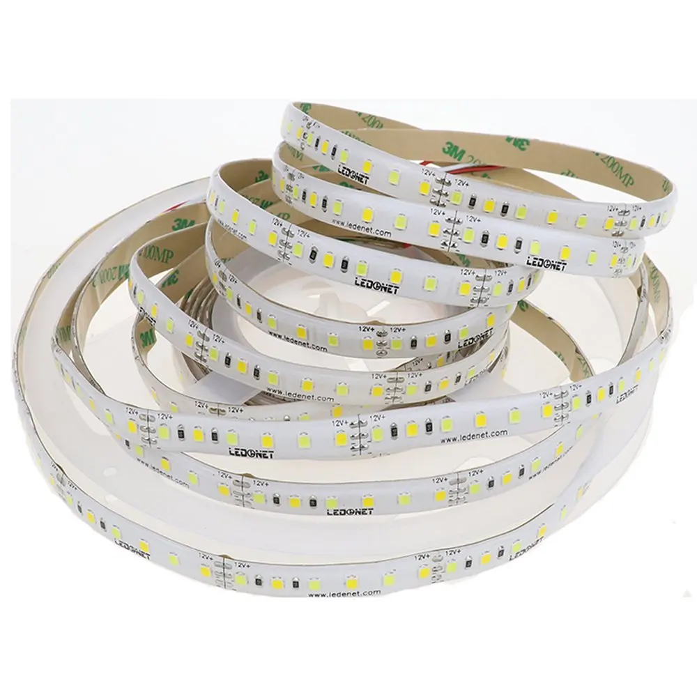 Супер яркий Водонепроницаемый IP65 2835 SMD 12 В 600 светодиодный s Би Цвет ed двойной