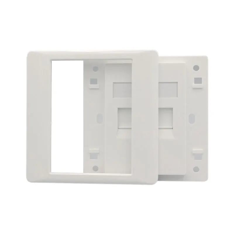 86 Тип сети CAT6 RJ45 розетка для стены с CAT3 RJ11 Телефонная настенная пластина розетка Keystone Лицевая панель для дома