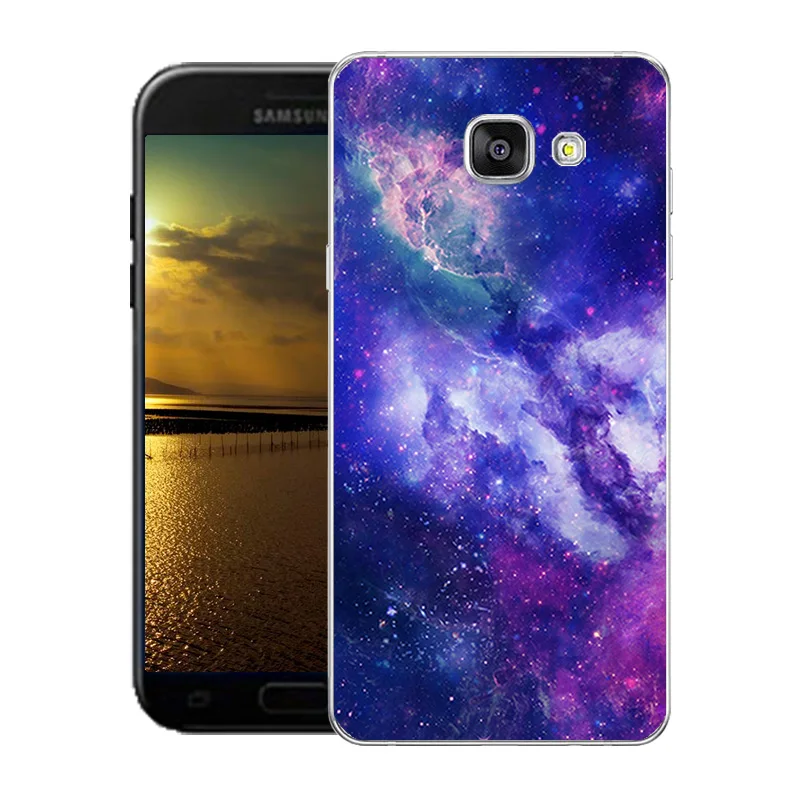 Чехол для Samsung Galaxy A7 2017 A720F чехлы мягкий силиконовый чехол с рисунком SM-A7 (7) A720