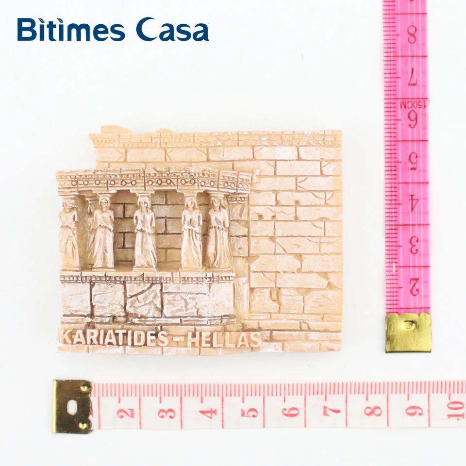Bitimes 3D магниты на холодильник сувениры для путешествий Афины Erechtheion магнитная наклейка на холодильник Aimant кухня украшение дома