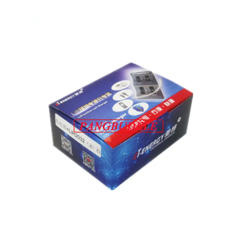 High Quality Universal USB Interface 4-Slot Charger 1PCS + 4PCS Rechargeable Button Battery LIR1654 | Электроника