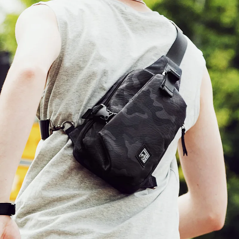 Арктический Охотник Мода Повседневная нагрудная сумка для мужчин через плечо