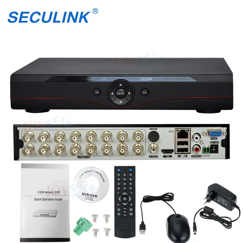 Главная видеонаблюдения 16-канальный full HD ЭН 1080N 960 P 720 безопасности CCTV DVR рекордер