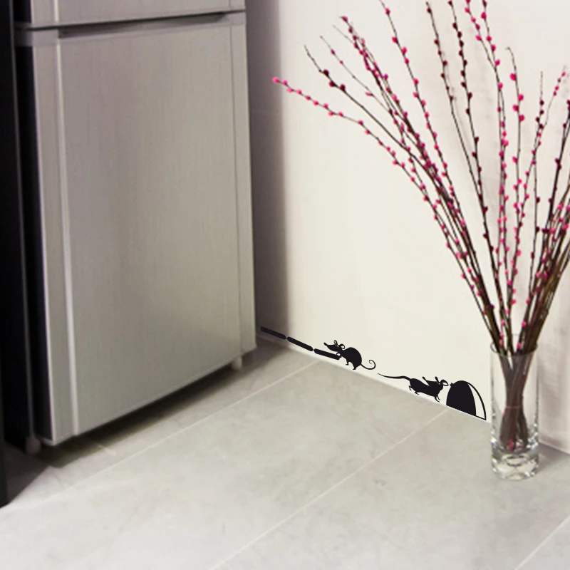 Арт дизайнерское детское нижнее белье с Мышь воров Наклейка на стену винил DIY