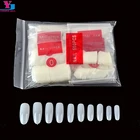 500 шт., накладные ногти с полным покрытием, Овальные, для профессионального маникюра