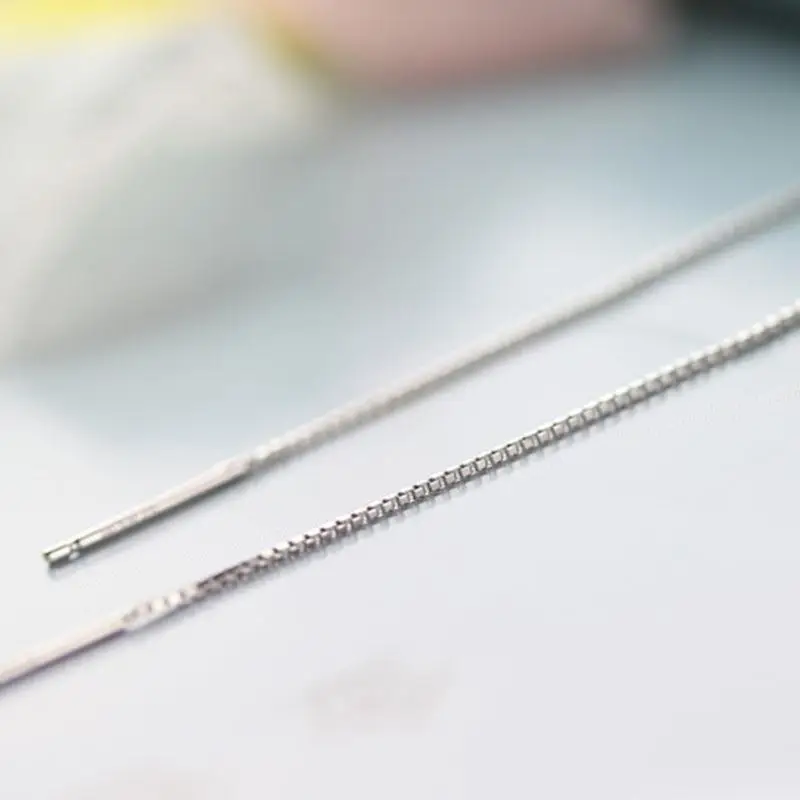 Модные женские серебряные длинные серьги модные ювелирные изделия