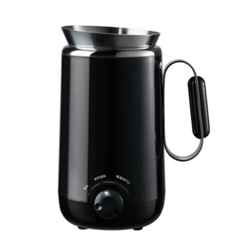 Black 110V-220V DMWD, 110 л, универсальный электрический чайник, 220 в-в, Мини, электрическая нагревательная чашка, портативный суп для путешествий, 2 H, сохранение тепла - Цвет: Black 110V-220V