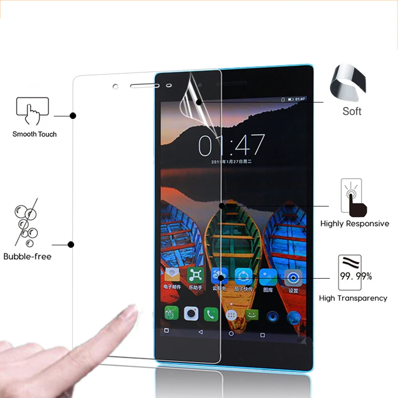 Премиум прозрачные глянцевые пленки для Lenovo Tab3 7 LTE TB3 730M 0 &quotпланшетный ПК с