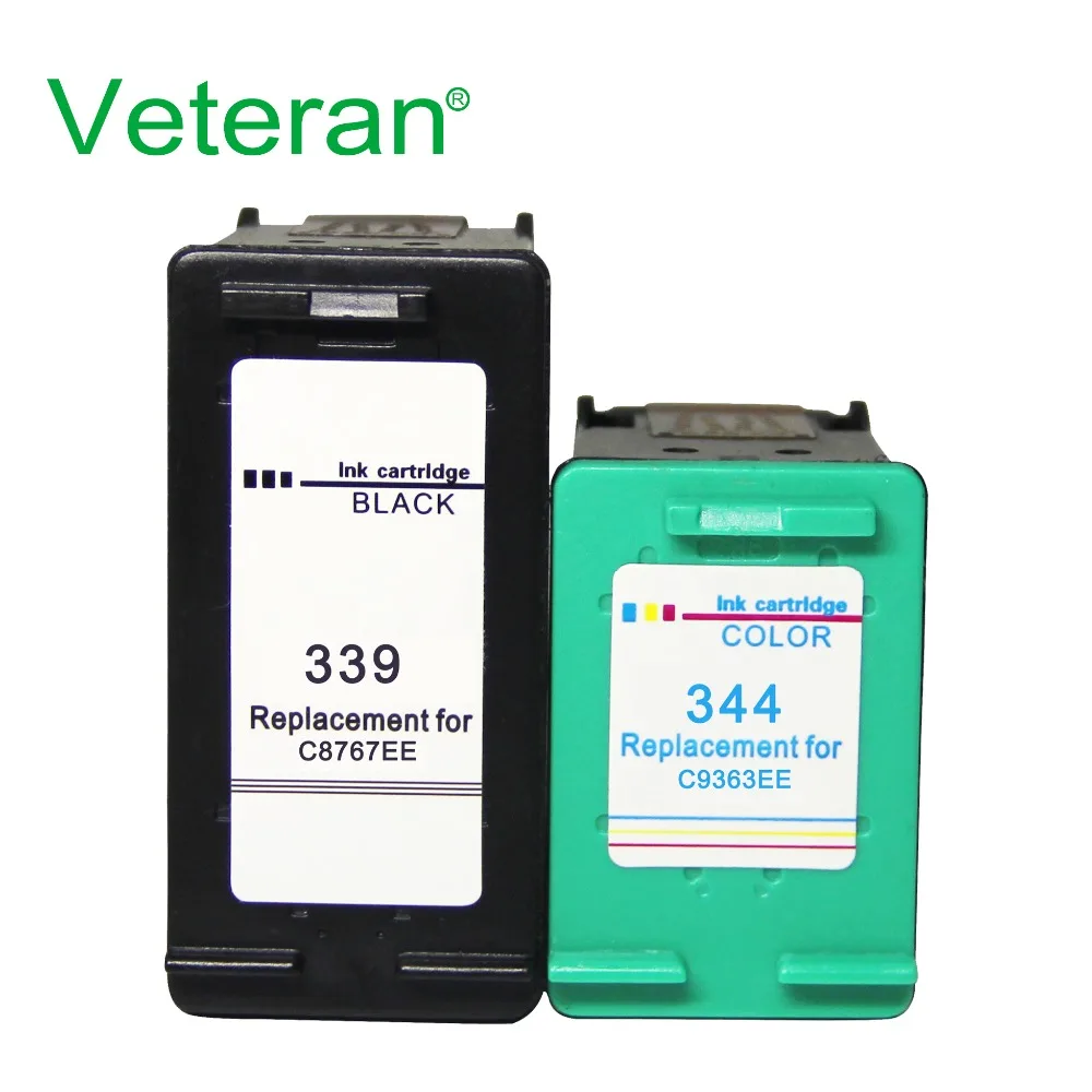 

Veteran 339 344 Ink Cartridge Compatible For Hp339 Hp344 for Hp Officejet 7210 7313 7410 Photosmart 2710 8450 Printer