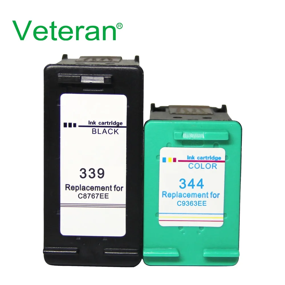 Чернильный картридж Veteran 339 344 совместимый с hp для officejet 7210 7313 7410 Photosmart 2710