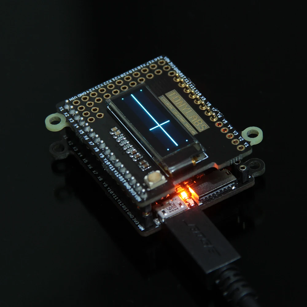 PyMono OLED 12832 дисплей для Python доска PyBoard 0 91 дюймов 128*32 I2C совместим с PyDisplay модуль