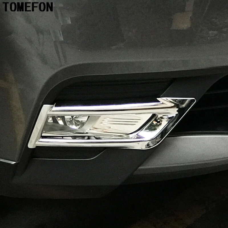 Для Nissan Kicks 2016 2017 ABS Хром Передняя противотуманная фара крышка Накладка рамка