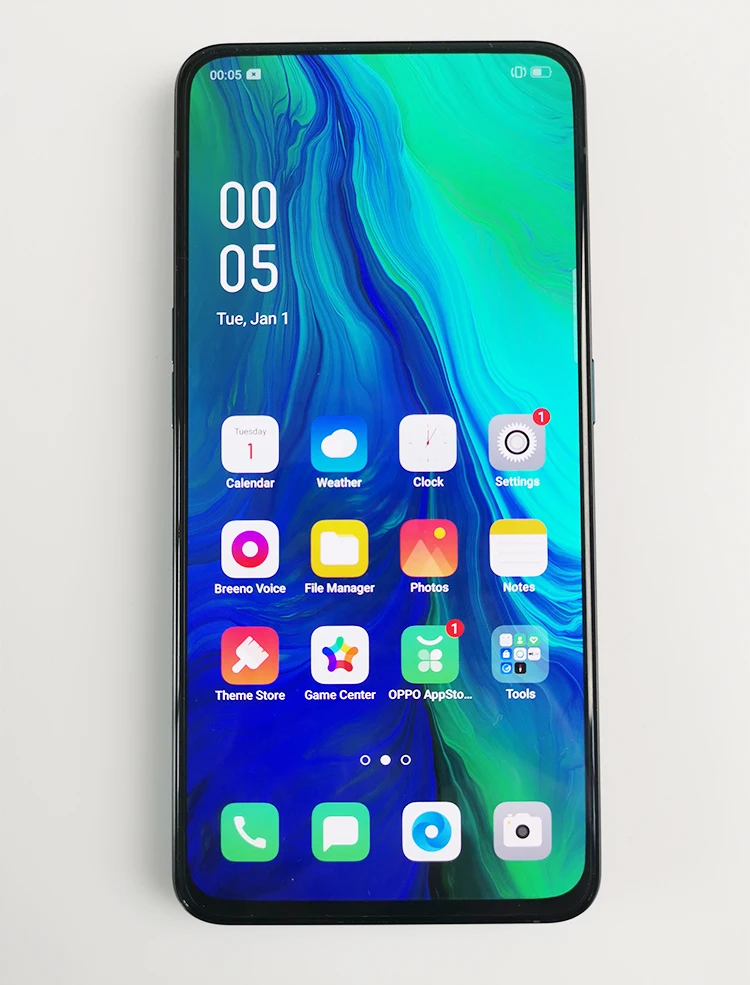 OPPO Reno, Новое поступление, смартфон, 6,4 дюймов, Поддержка NFC, Qualcomm710, 2340*1080, четыре ядра, 3 камеры, 48MP+ 5MP, 3765 mAh, отпечаток пальца ID