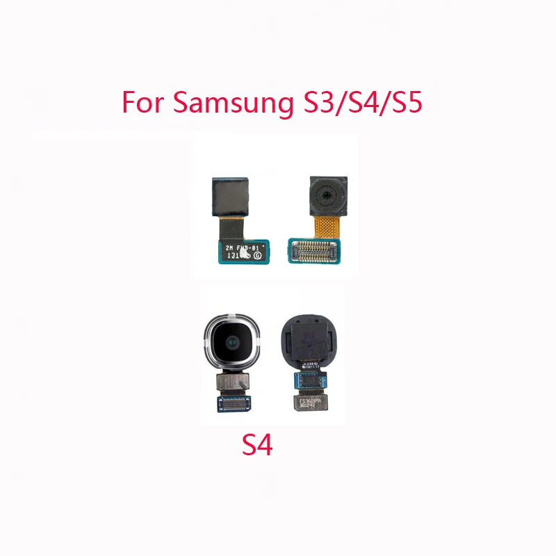 100% Новинка для Samsung S3/S4/S5 фронтальная и задняя камера маленькая основная i9300/i9500/G900F