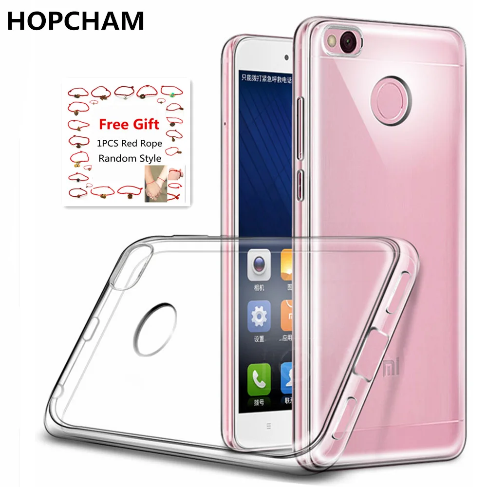 Прозрачный мягкий чехол HOPCHAM из ТПУ для Xiaomi Redmi Note 4X 4 Ультратонкий Мягкий