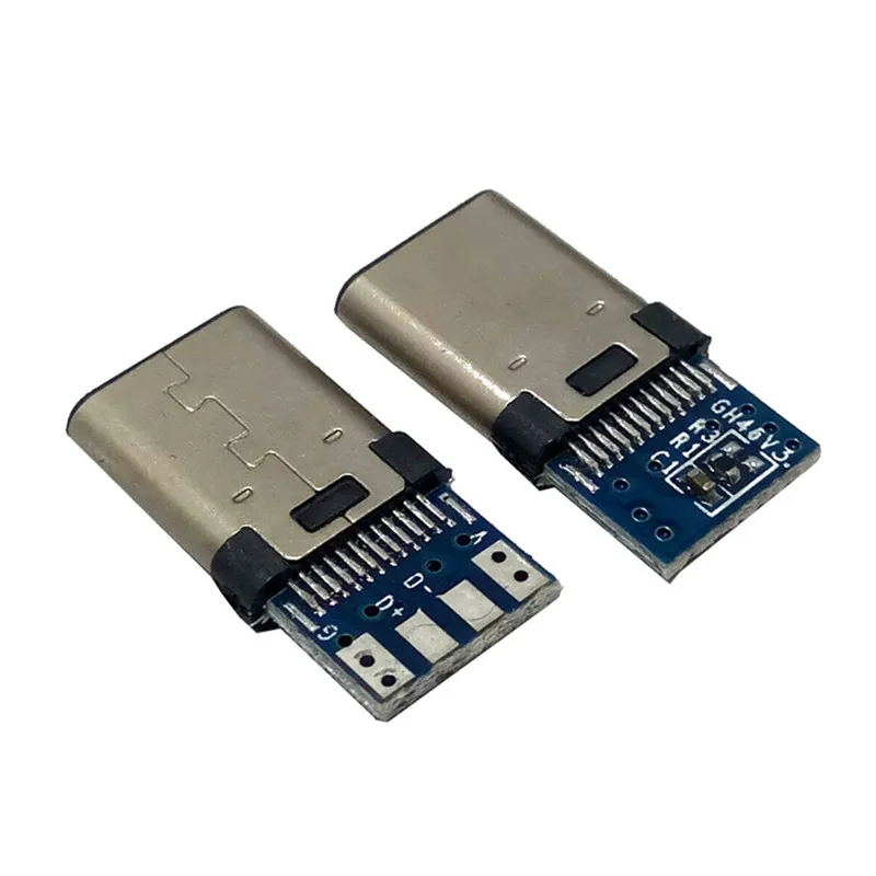 10 шт. DIY OTG USB 3.1 сварочный штекер 3 1 Тип C разъем с печатной платой вилки линии