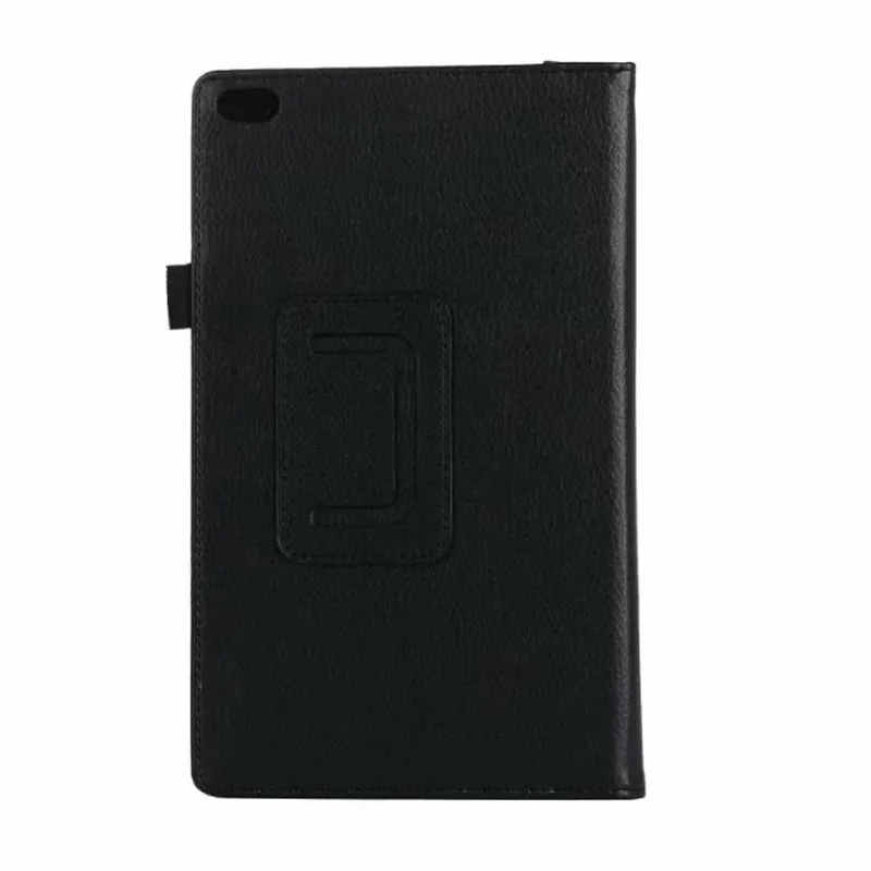 black Чехол-книжка из искусственной кожи для lenovo Tab 4 8 TB-8504 для lenovo Tab 4 8 TB-8504F TB-8504N 8504X Чехол-книжка для планшета - Цвет: black