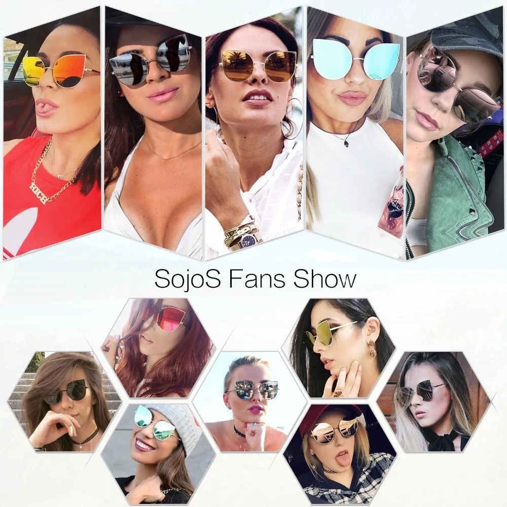 Очки солнцезащитные SOJOS SJ1022 женские модные пикантные винтажные брендовые