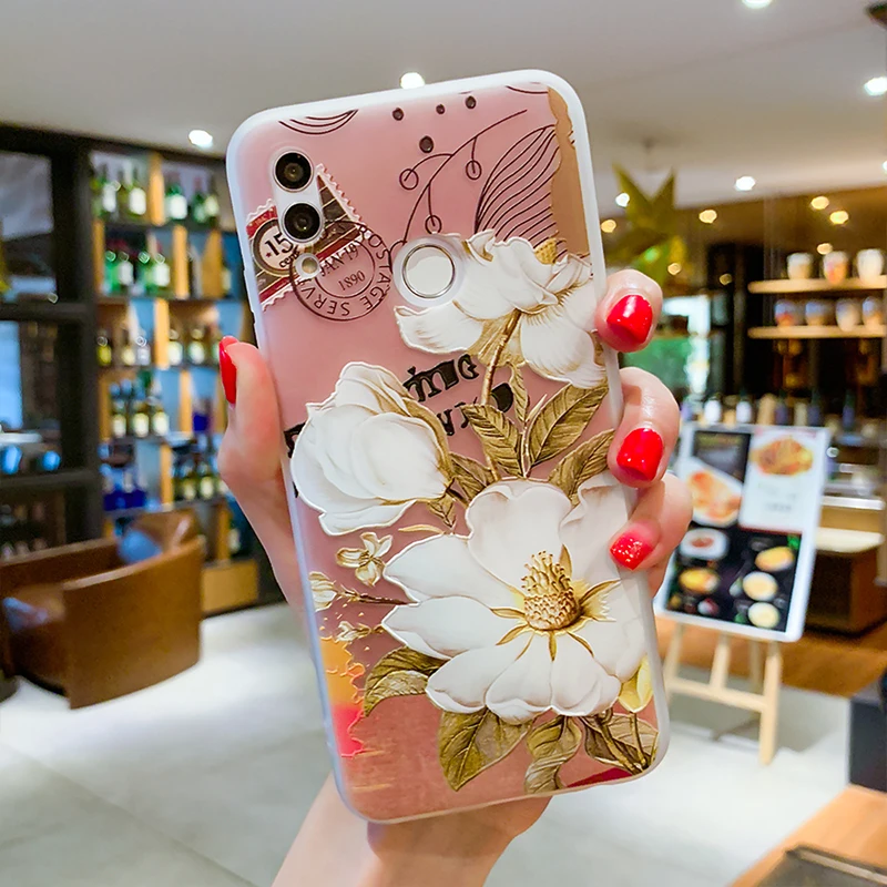 Чехол для huawei P30 P20 P10 P9 P8 Коврики 20 10 Lite Pro P Smart Honor 9 10 Lite 6X 7X Nova 2i плюс 3E 3D рельефный чехол из ТПУ - Цвет: 02
