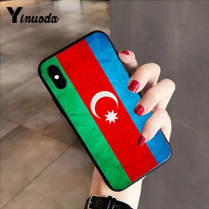 Yinuoda azerbaiana buta flag Красочный милый чехол для телефона iPhone 8 7 6 6S 6Plus X XS MAX 5 5S SE XR 10 Чехол