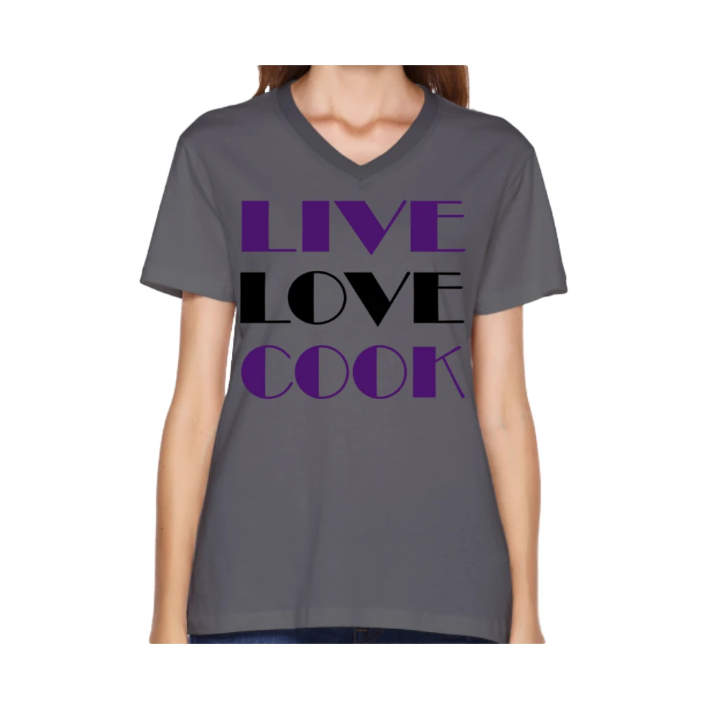 

Custom Women Summer V-Neck T-Shirt Print LOGO/TEXT/PHOTO DIY T-Shirt