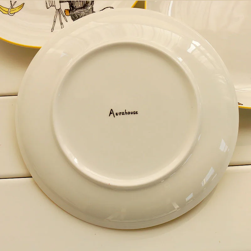 Высококачественные 8 дюймовые блюда и тарелки для западного стейка керамические