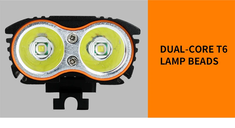 WEST BIKING водонепроницаемые велосипедные огни MAX 2400LM usb зарядка 2 T6 светодиодный велосипедный головной светильник передняя лампа+ Бесплатный задний светильник велосипедный светильник