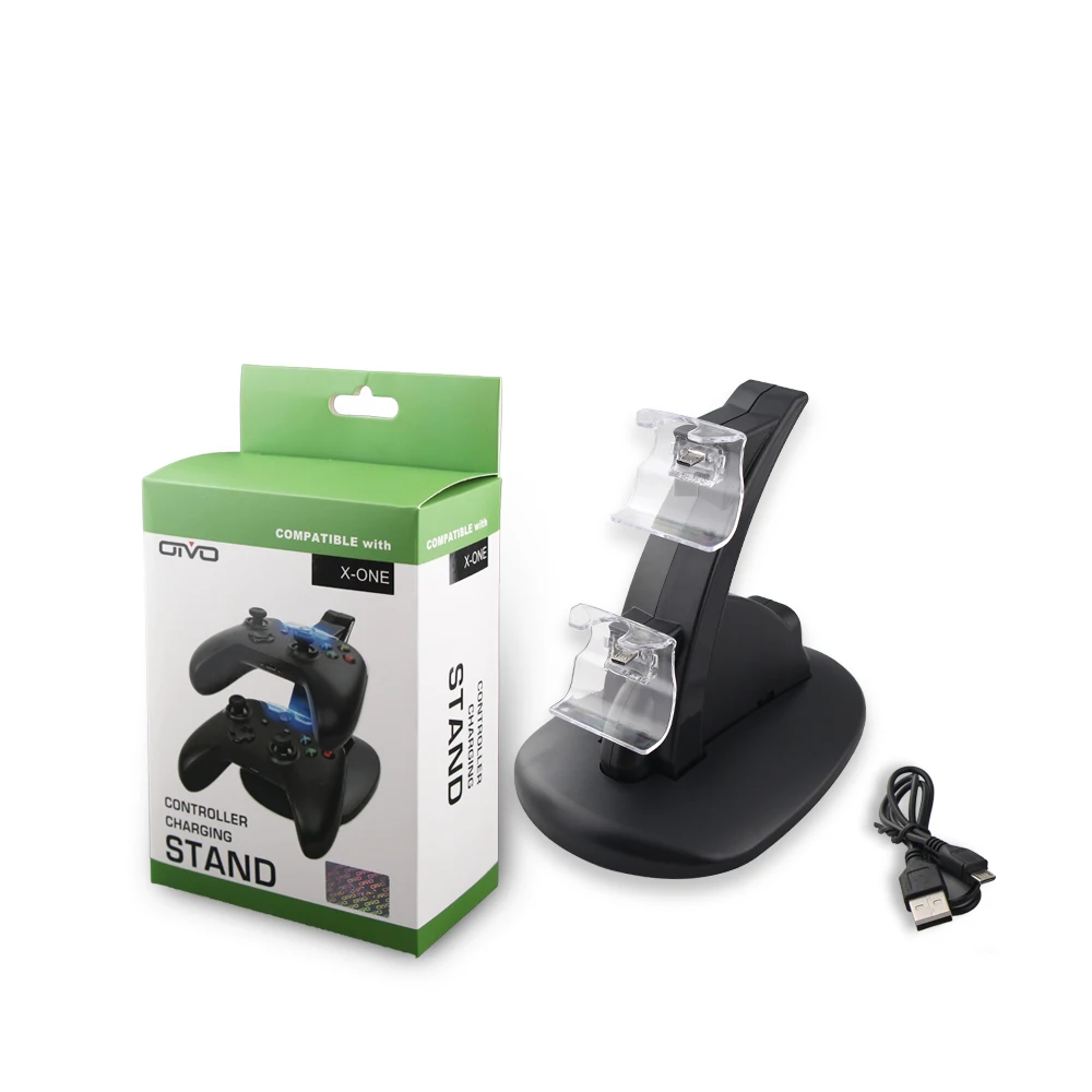 Комплект зарядного устройства с двумя зарядными док станциями для Xbox One|Запасные