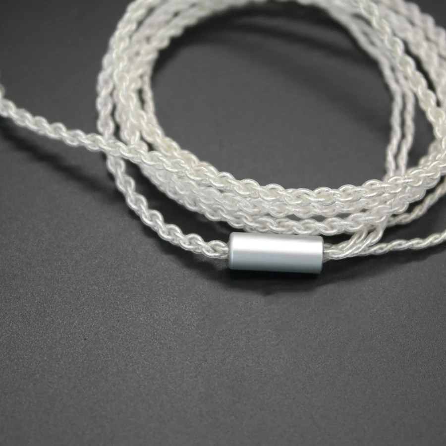 TD36 DIY кабель MMCX наушников сменный провод для Shure SE215 SE535 SE846 UE900 посеребренные линии