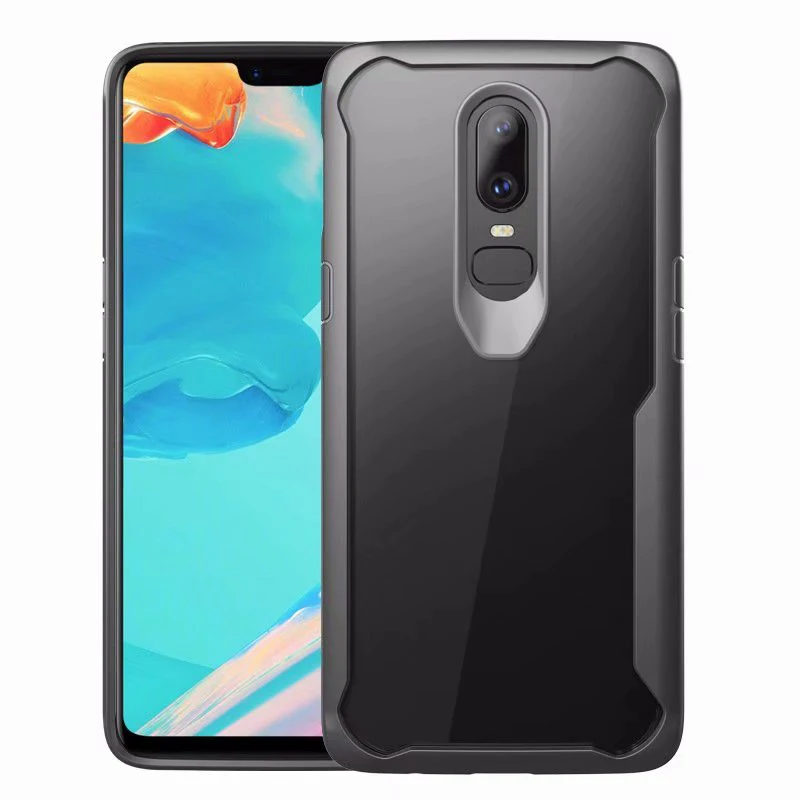 Тонкий противоударный Прозрачный чехол для телефона ADKO OnePlus 6 5 мягкий