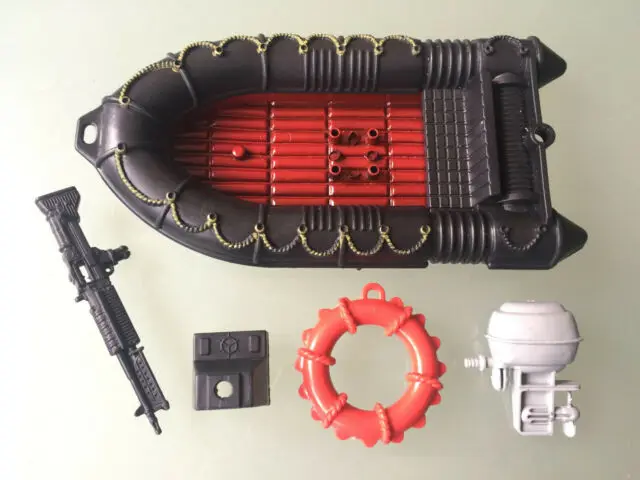 RC 1/10 масштаб Темный Dinghy лодка Oars Rock гусеничные аксессуары TRX4 cc01 D90 D110|Детали и