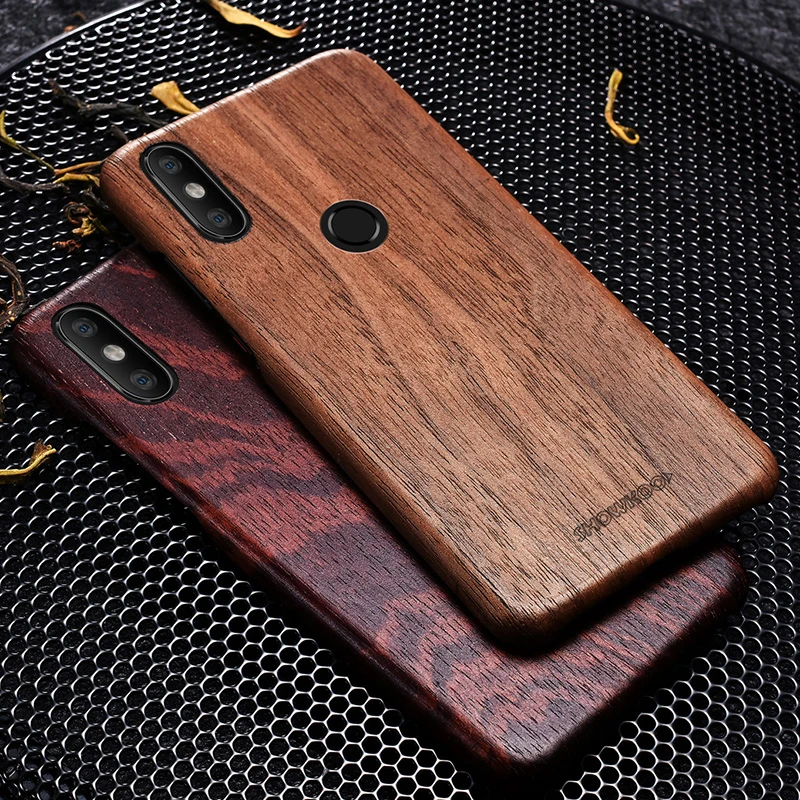 Showkoo Оригинальный Деревянный чехол для телефона Xiaomi Mi8 деревянный + волокно