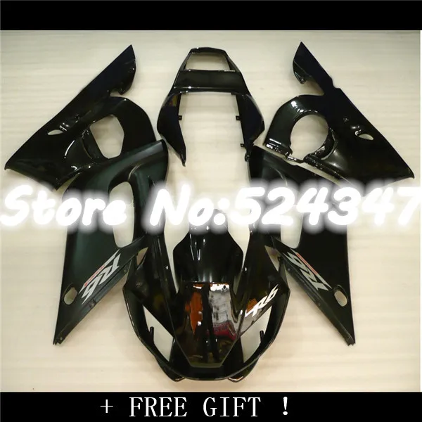 

Hey-98 - 02 YZFR6 01 02 наборы обтекателей Matter Black глянцевый черный YZF R6 00 01 бодикон сжатие mouding XHMT для Yamaha